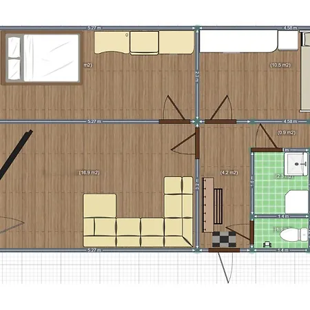 Comfort 3-room With Forest View & 2 Bedrooms Jūrkalne